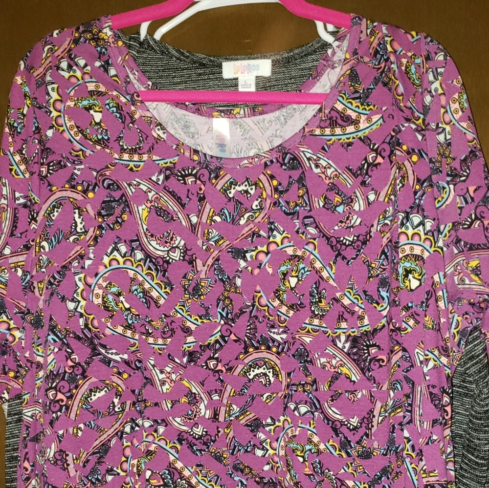 Lularoe 3x purple paisley perfect